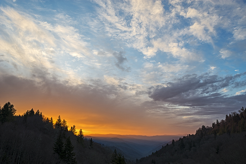 When Sunrise Appears as a Layer Cake